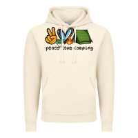 Vintage Artic peace love camping Vintage Hoodie - NancyCooperArtShop