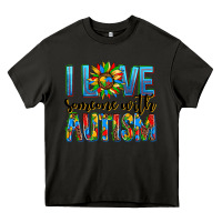 Asphalt ı love someone with autism Heavy Core Tee - AdoDesignShop