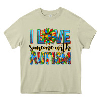 Mossy ı love someone with autism Heavy Core Tee - AdoDesignShop