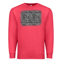 Cardinal grey leopard background Premium Sweatshirt - OliviaCreatesArt