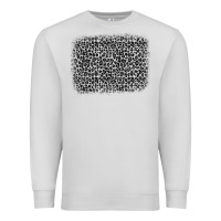 Dove Grey grey leopard background Premium Sweatshirt - OliviaCreatesArt