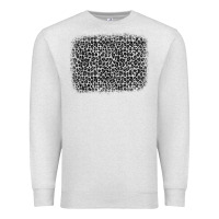 Oatmeal Heather grey leopard background Premium Sweatshirt - OliviaCreatesArt