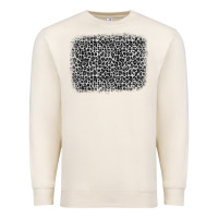 Sandshell grey leopard background Premium Sweatshirt - OliviaCreatesArt