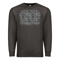 Smoke grey leopard background Premium Sweatshirt - OliviaCreatesArt