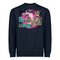 Navy good moms say bad words Heavyweight Sweatshirt - Artiststas