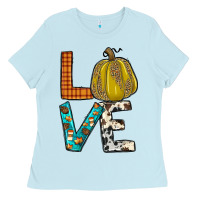 Baby Blue fall love Ladies Tee - JahusDesignShop
