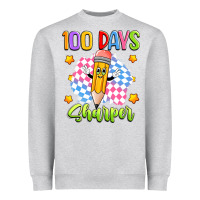 Heather Grey 100 days sharper Heavyweight Sweatshirt - Artiststas