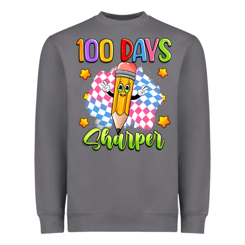 100 Days Sharper Heavyweight Sweatshirt by Artiststas | Teevron
