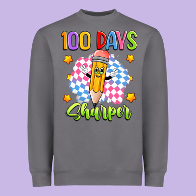 100 Days Sharper Heavyweight Sweatshirt Designed By Artiststas