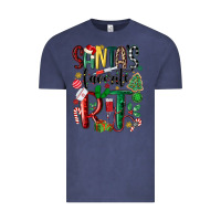 Vintage Denim santas favorite rt nurse Vintage Tee - MaliasSmallBusiness