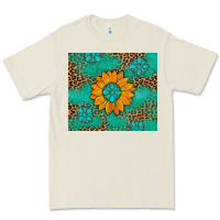 Bone Sunflower Gemstone Leopard Premium Tee - Artiststas