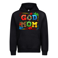 Black autism god mom Urban Hoodie - LillyAllenDesigns