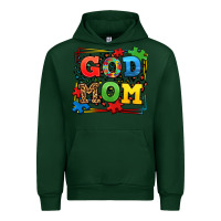 Forest Green autism god mom Urban Hoodie - LillyAllenDesigns