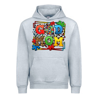 Heather Grey autism god mom Urban Hoodie - LillyAllenDesigns
