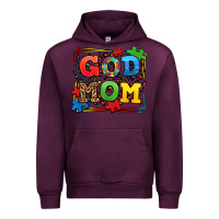 Mauve Wine autism god mom Urban Hoodie - LillyAllenDesigns