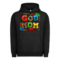 Pigment Black autism god mom Urban Hoodie - LillyAllenDesigns