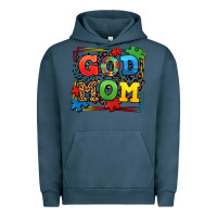 Pigment Midnight Navy autism god mom Urban Hoodie - LillyAllenDesigns