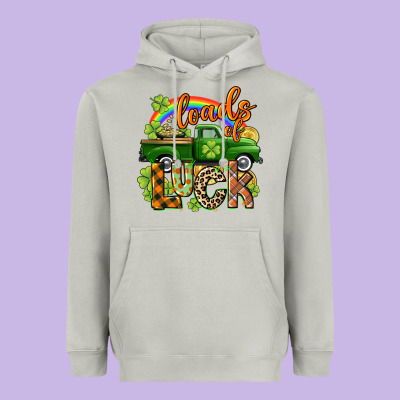 Loads Of Luck Heavyweight Hoodie Designed By Cowgirlartshop