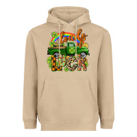 Mushroom Loads of luck Heavyweight Hoodie - CowGirlArtShop