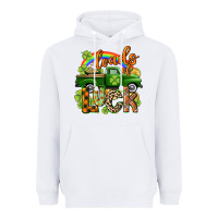 White Loads of luck Heavyweight Hoodie - CowGirlArtShop
