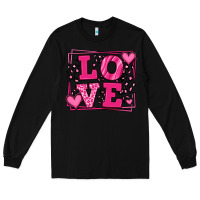 Black Love leopard frame Long Sleeve Tee - LillyAllenDesigns