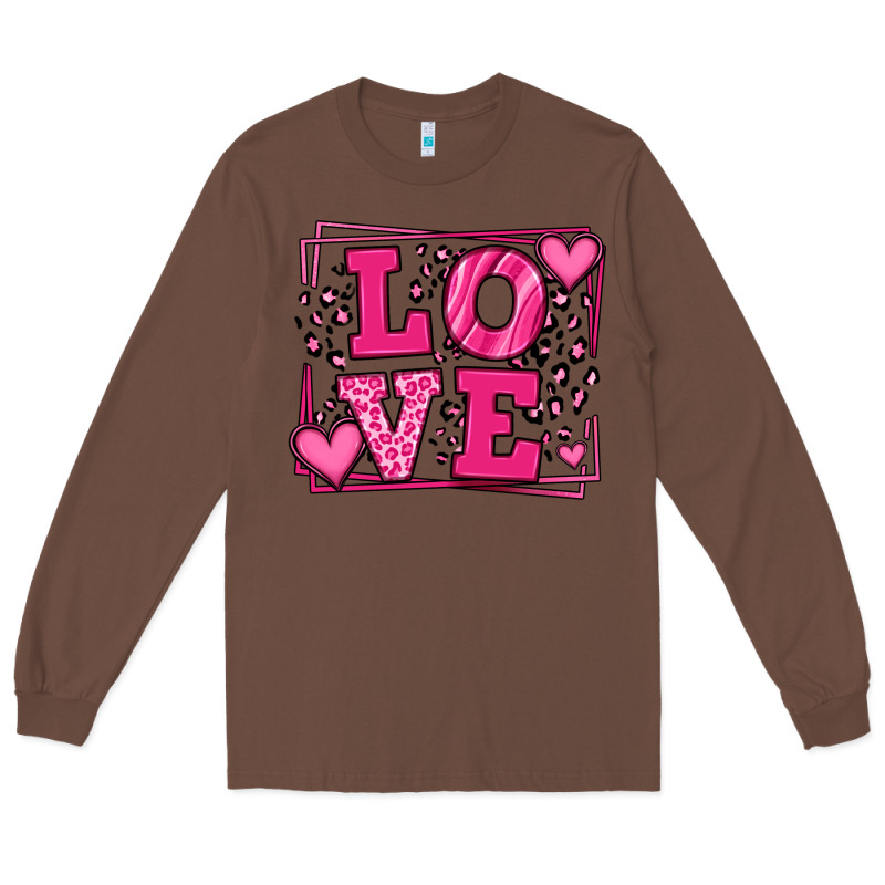 Love Leopard Frame Long Sleeve Tee by LillyAllenDesigns | Teevron