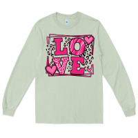Matcha Love leopard frame Long Sleeve Tee - LillyAllenDesigns