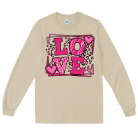 Mushroom Love leopard frame Long Sleeve Tee - LillyAllenDesigns