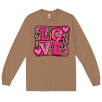 Toasted Coconut Love leopard frame Long Sleeve Tee - LillyAllenDesigns