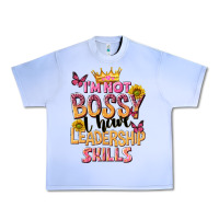 Grape Ice im not bossy i just have leadership skills Urban Heavy Tee - NancyCooperArtShop