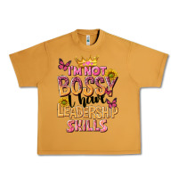 Peanut Butter im not bossy i just have leadership skills Urban Heavy Tee - NancyCooperArtShop