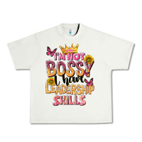 Pistachio im not bossy i just have leadership skills Urban Heavy Tee - NancyCooperArtShop