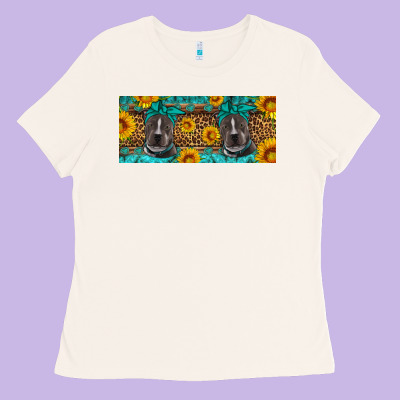 Western Pitbull Ladies Tee Designed By Artiststas