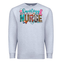 Heather Grey oncology nurse Premium Sweatshirt - OliviaCreatesArt