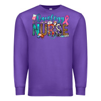 Purple oncology nurse Premium Sweatshirt - OliviaCreatesArt