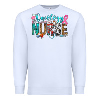 White oncology nurse Premium Sweatshirt - OliviaCreatesArt