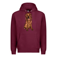 Burgundy labrador Premium Hoodie - JahusDesignShop