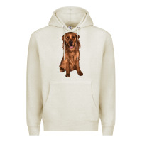 Oatmeal Heather labrador Premium Hoodie - JahusDesignShop