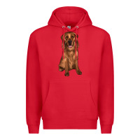 Red labrador Premium Hoodie - JahusDesignShop