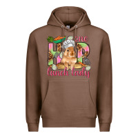 Chestnut One hip lunch lady Easter Day Premium Hoodie - HowdyJamesFarm