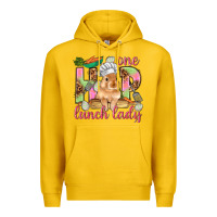 Lemon One hip lunch lady Easter Day Premium Hoodie - HowdyJamesFarm