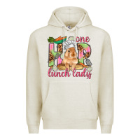 Oatmeal Heather One hip lunch lady Easter Day Premium Hoodie - HowdyJamesFarm