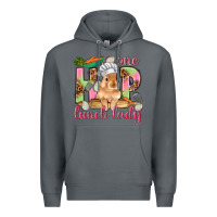 Rock One hip lunch lady Easter Day Premium Hoodie - HowdyJamesFarm