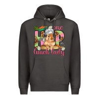 Smoke One hip lunch lady Easter Day Premium Hoodie - HowdyJamesFarm