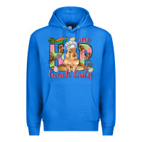 True Royal One hip lunch lady Easter Day Premium Hoodie - HowdyJamesFarm
