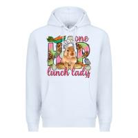 White One hip lunch lady Easter Day Premium Hoodie - HowdyJamesFarm
