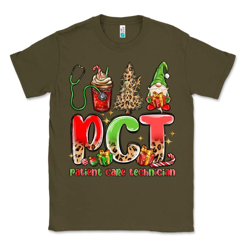 Pct Patient Care Technician Christmas Classic Tee by MaliasSmallBusiness | Teevron