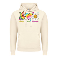 Vintage Artic peace love happiness Vintage Hoodie - NancyCooperArtShop
