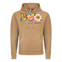 Vintage Camel peace love happiness Vintage Hoodie - NancyCooperArtShop