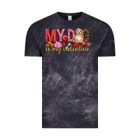 Cloud Black my dog is my valentine Vintage Tee - NancyCooperArtShop